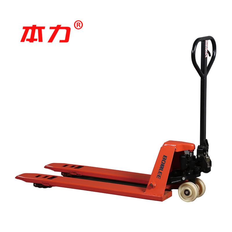 嘉兴75mm超低放手动液压托盘搬运车叉车平移
