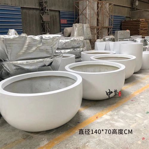 玻璃钢户外大口径种树圆形组合花盆花箱广场公共区域园林公园学校