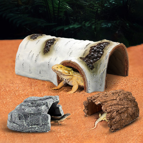 爬宠躲避屋树脂造景饲养仿真树皮