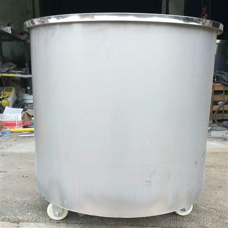 不锈钢发酵桶酿酒设备发酵池粮食D发酵设备带轮子可移动支持定制