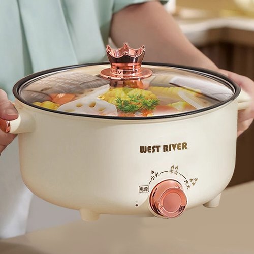 出口德国原款电火锅电炒锅多功能料理锅蒸煎炒不粘锅电煮锅电炸锅