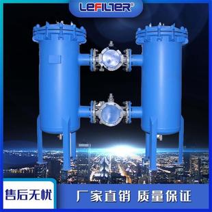65工厂化海水过滤双联过滤器地下水除浊净化碳钢双联过滤器 LFSL