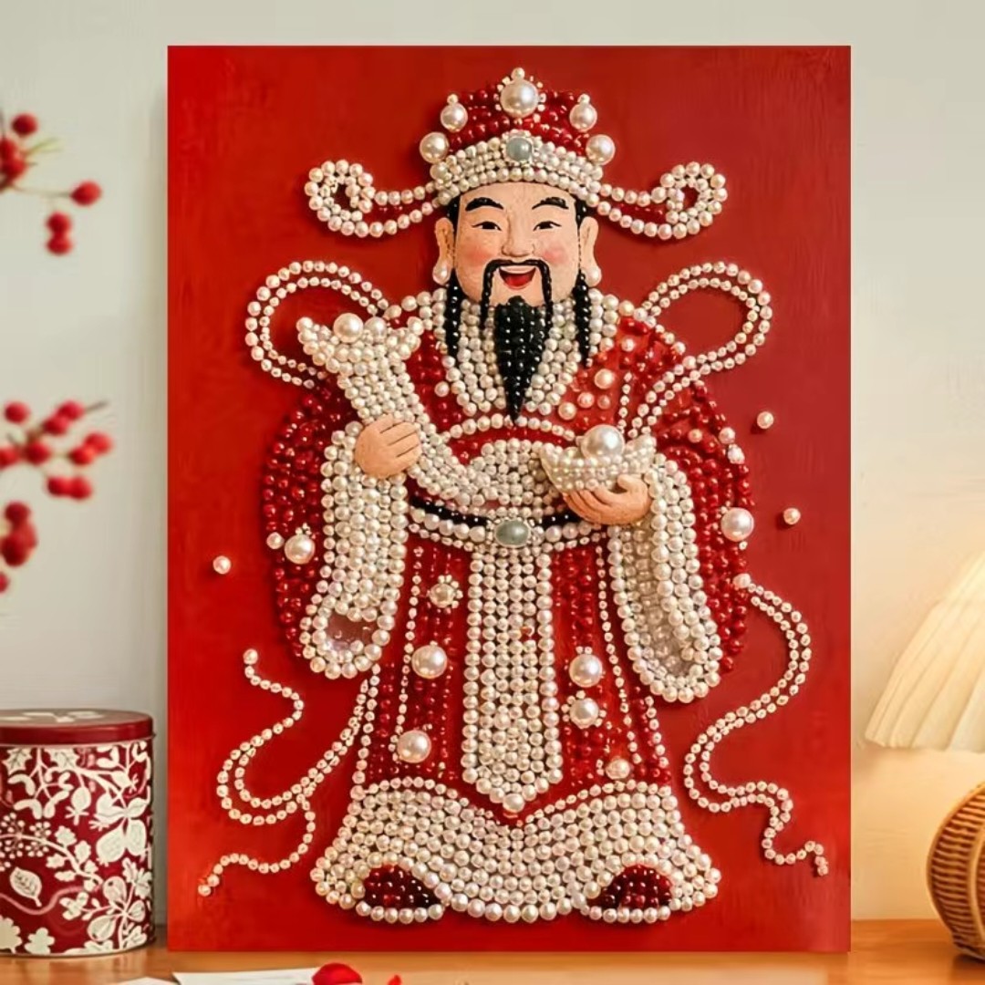 diy浪漫珍珠向日葵手工钻石画送装饰画创意摆件闺蜜礼物摆台朋友