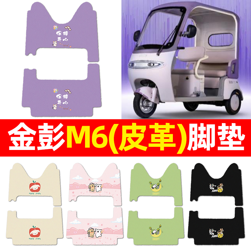 适用【金彭M6】三轮车脚垫