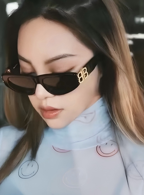2025新款双B欧美风猫眼太阳眼镜