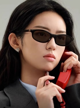 Jennie同款猫眼小框防晒太阳镜