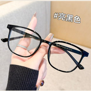 2025新超轻韩版tr大框眼镜近视女可配度数显脸小气质防蓝光眼镜架