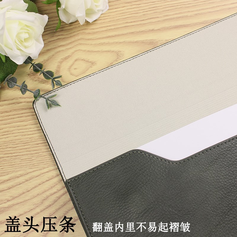 高级感大容c量A4文件包简约商务办公包PU磁扣文件收纳包手拿档案