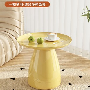 沙发边几a奶油风简约现代小桌子简易家用小茶几客厅角几网红床头