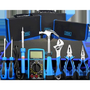 上匠家用工具套装多功能五金工具包套装水电工工具箱手动工具组合