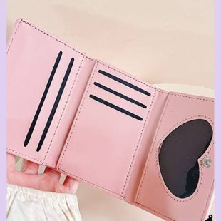 库洛三卡包儿童2023米卡包折钱包女士 一体可爱学生钱零二合一新款