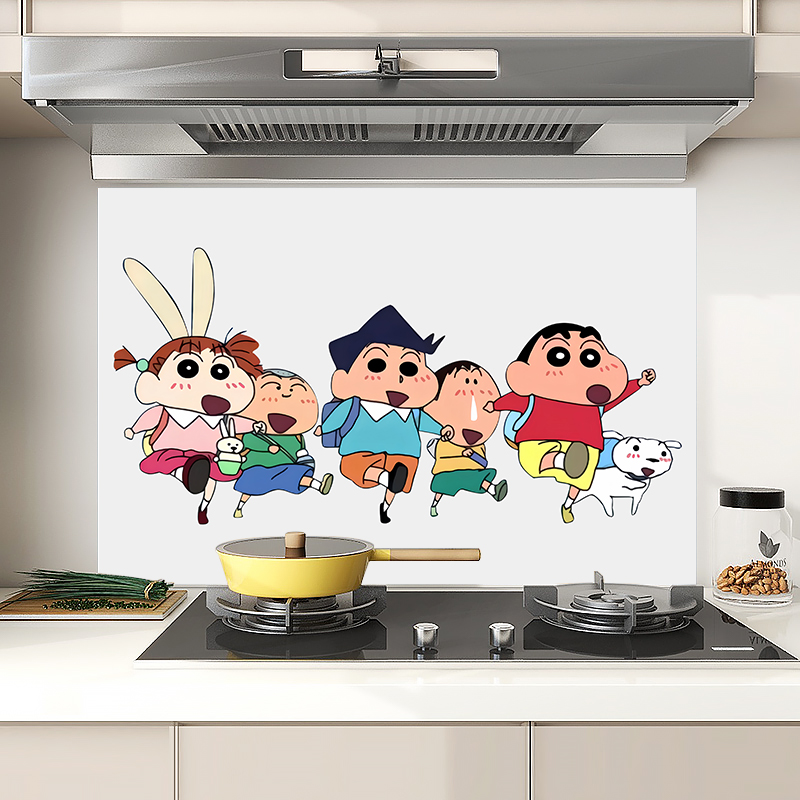 卡通厨房防油贴纸家用墙面贴画