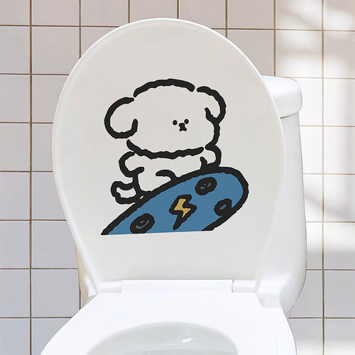 搞笑马桶贴画坐便器马桶盖贴纸