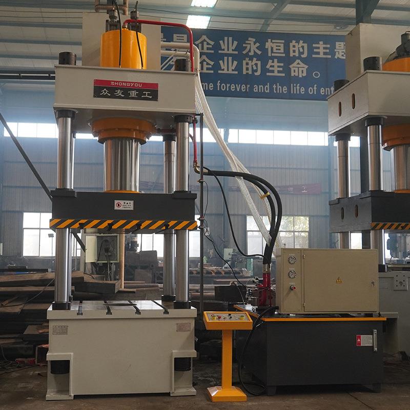 400吨液压机不锈钢板冲切成型压力机500吨法兰盘冲孔油压机