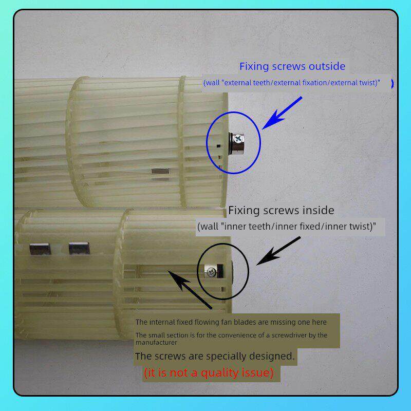 橡树1.5马力壁挂式空调挂机内风机内风轮通过气流叶片内风轮鼓