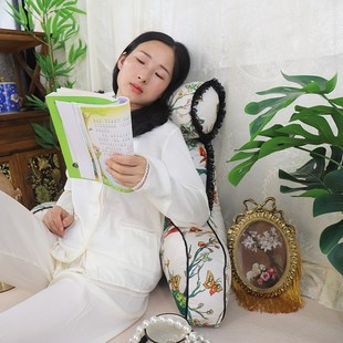 靠枕护颈床上大靠背腰靠s垫读书卧床加高窗台孕妇喂奶老人护腰靠