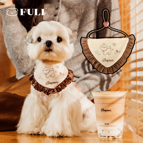 FULIPET「本就联名口水巾」.联名系列.西施犬马尔济斯比熊雪纳瑞