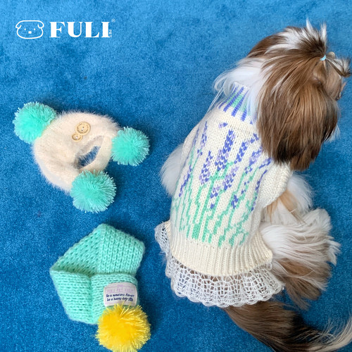FULIPET「薰衣草毛衣」.暖暖系列.西施犬马尔济斯比熊雪纳瑞
