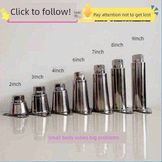 不锈钢重力脚4英寸三角板可调脚6英寸工作台厨柜炉灶奶茶吧可调脚,基础建材,家具脚垫,淘宝优惠券,粉丝福利购,淘宝优惠卷