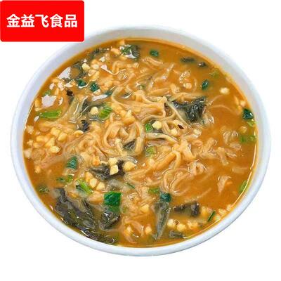 芝麻叶糊涂面条桶装速食河南美食杂粮面非油炸面饼免煮方便面整箱