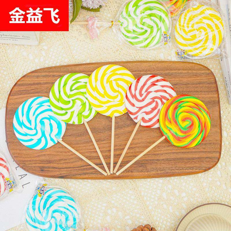 网红高颜值日式波板糖60克创意五彩棒棒糖彩虹七彩糖果儿童零食品