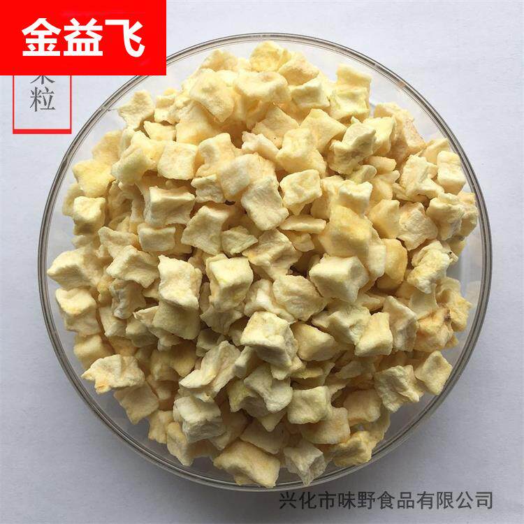 厂家直供脱水苹果粒 苹果丁苹果干冻干苹果粒10*10等规格散装