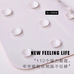 浴室圆形儿童孕妇老人洗澡防滑按摩脚垫淋浴房卫T生间防摔吸盘地