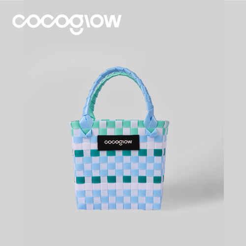 cocoglow小号系列菜篮子手工编织包女士手提包泰国小众设计编织包