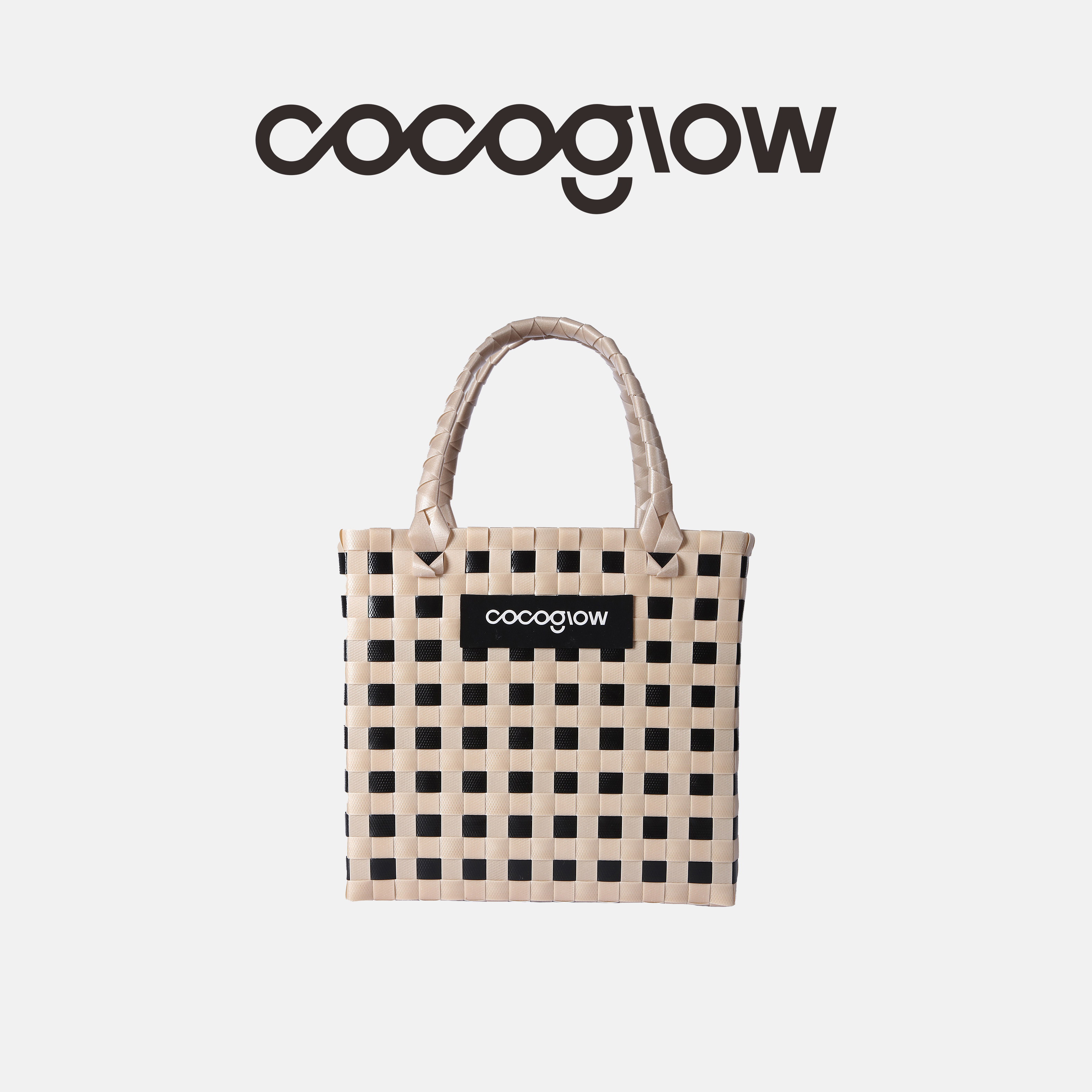 cocoglow戏梦巴黎系列女士手提包手工编织包泰国小众女包度假包图片
