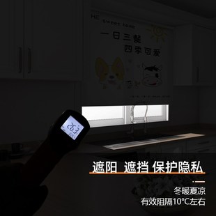 遮挡 女孩儿童房免打孔玉桂狗窗帘卧室窗户厕所卫生间R卷帘卷拉式