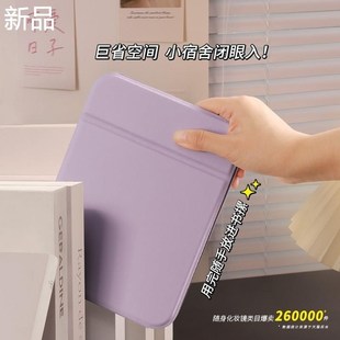 桌面上办学生宿I舍公室简约家用小便携化妆 折叠镜子高e清大号台式