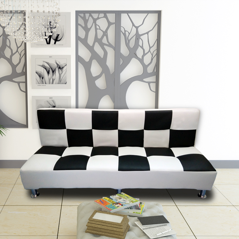 简约沙发床两用可折叠多功能双人三人小户型客厅懒人布艺沙发2米