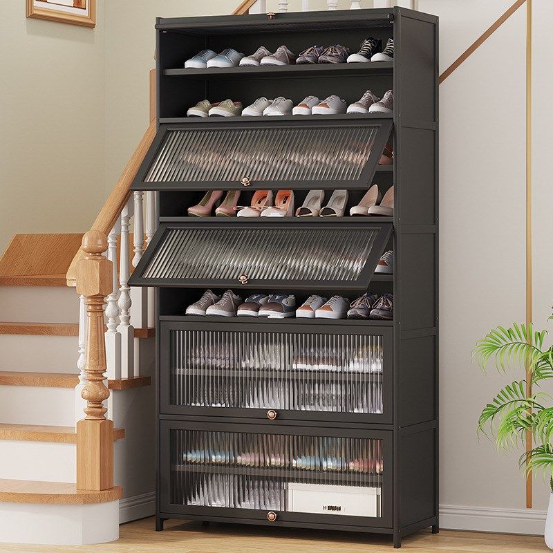 入户鞋柜家用门口玄关柜一体靠墙防尘大容量多层简易鞋架收纳柜子,收纳整理,鞋子收纳架,淘宝优惠券,粉丝福利购,淘宝优惠卷