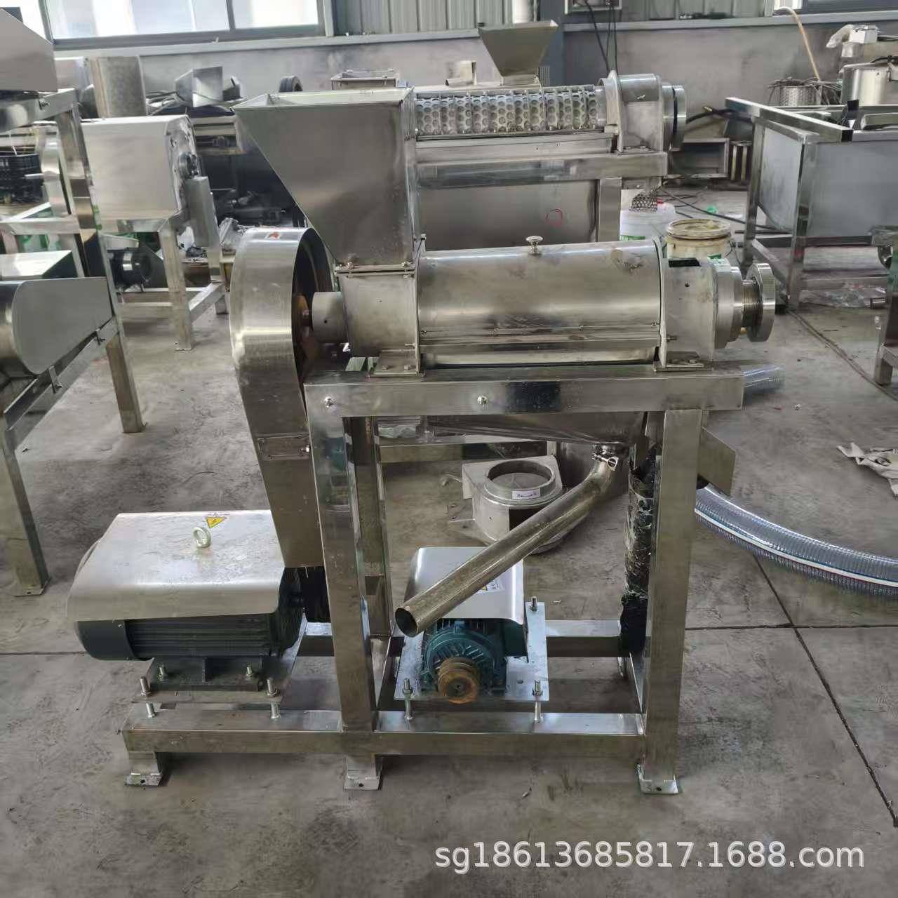 2.5T沙棘螺旋榨汁机 橘子红柚百香果大型果汁机 姜汁梨汁压榨设备
