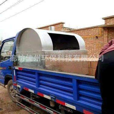 移动车载式泡沫热熔机 eps挤塑板融化化坨一体机 液化气泡沫烤箱