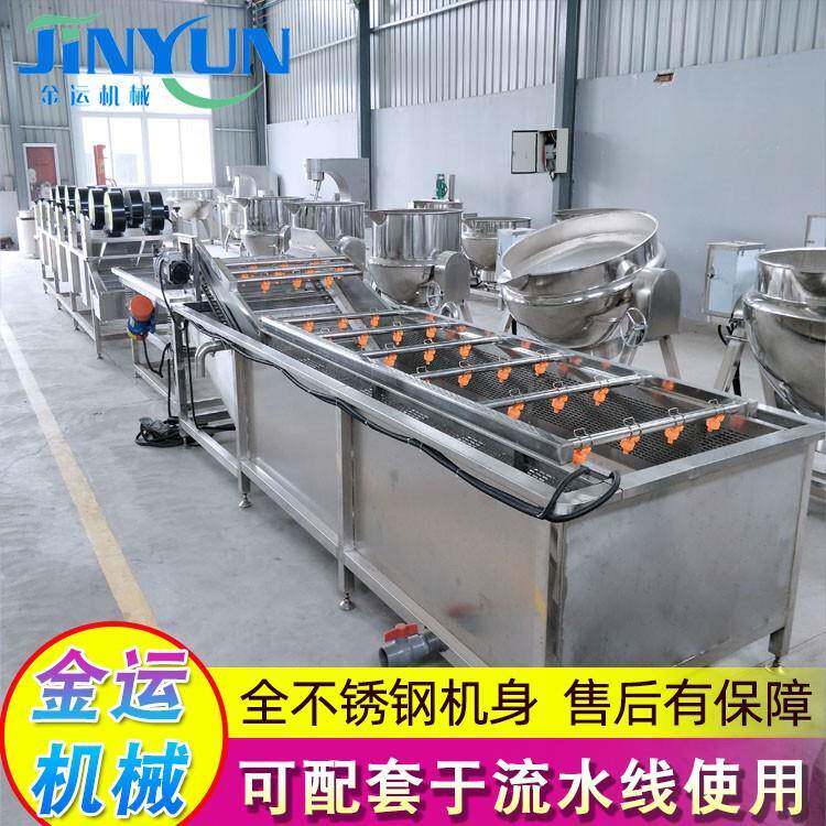 叶类蔬菜净菜清洗流水线 菠菜油菜去泥沙清洗机 预制菜加工设备