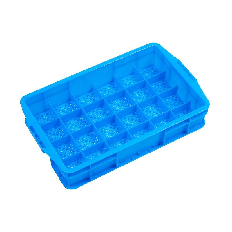 加厚塑料箱周转分格箱15格零件盒收纳箱多功能分类120格漏底镂箱