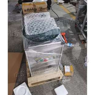小型纸箱泡沫箱缠绕机 玻璃制品缠膜 电子电器缠绕膜打包机 托盘式