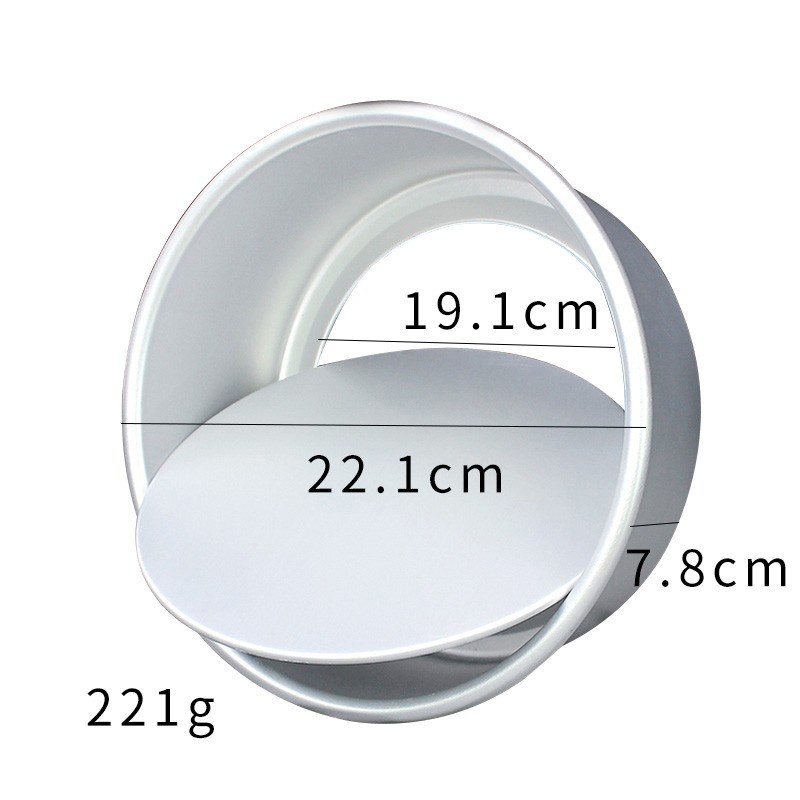 倒料壶摆摊烘焙工具6寸8圆形香蕉拔丝活面糊底蛋糕模烤箱模具磨具