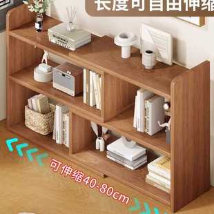 书架桌面伸缩置物架工位收纳架家用桌上转角书柜学生书桌简易柜子