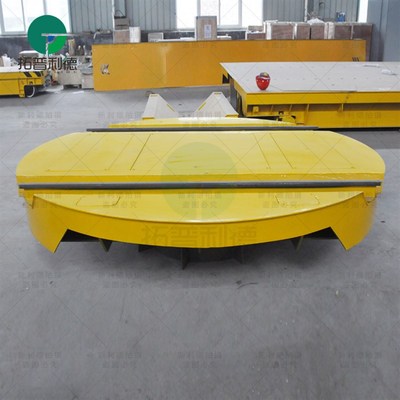 道岔式轨道转盘平车电动轨道台车十字轨道换轨自动对接摆渡转盘车