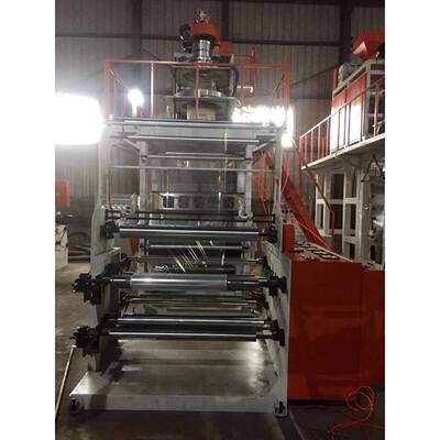 厂家生产PP吹膜机聚丙烯吹膜机双收卷可以做单层膜