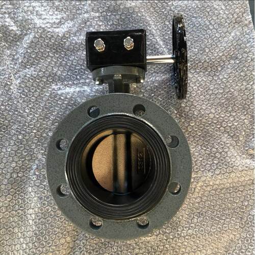 铸503钢法软兰蝶阀 手动密封蝶阀X 涡轮双法兰厂家 天津D341-10 C