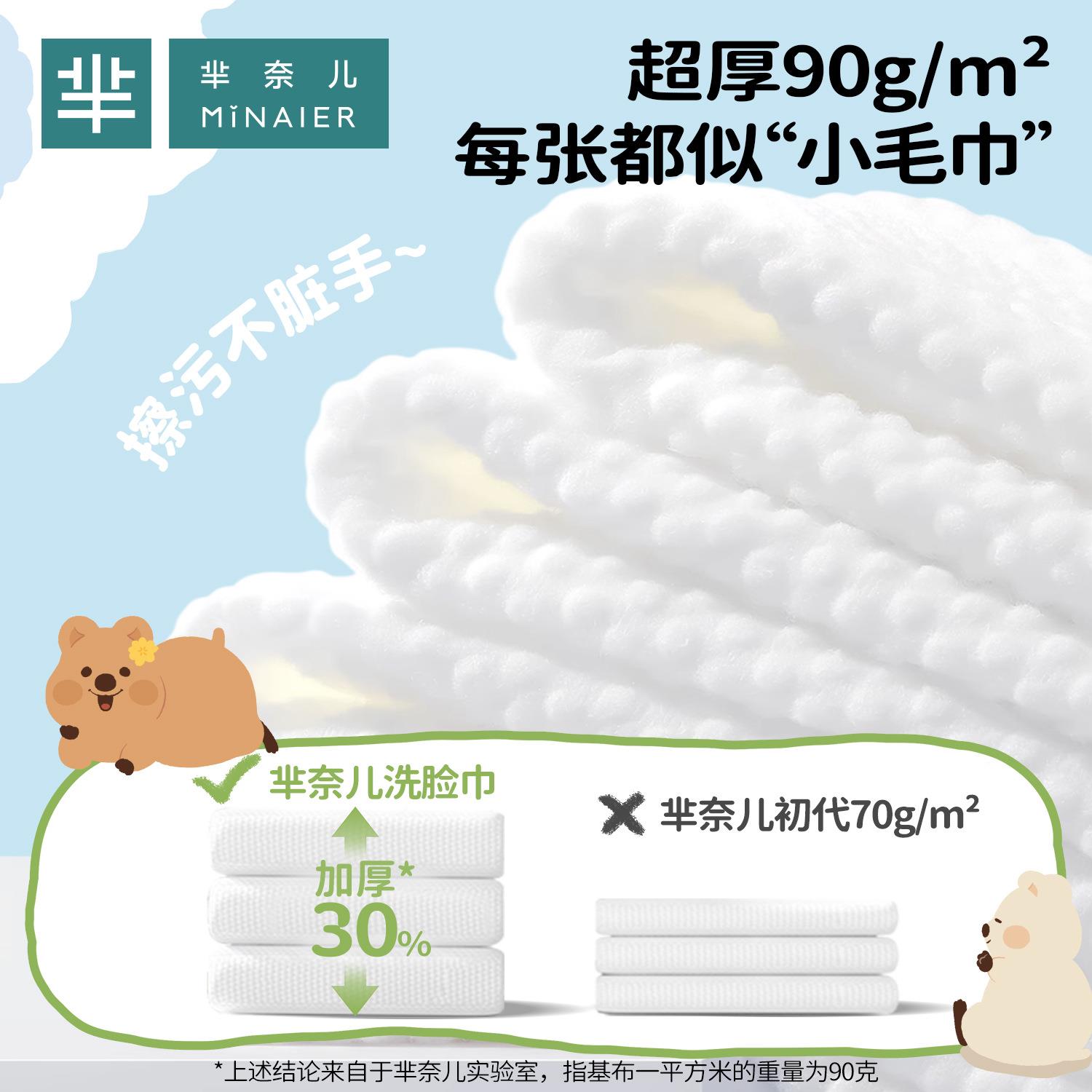 芈奈儿旅行洗一 MNE-N00一次性洗脸巾/压缩毛