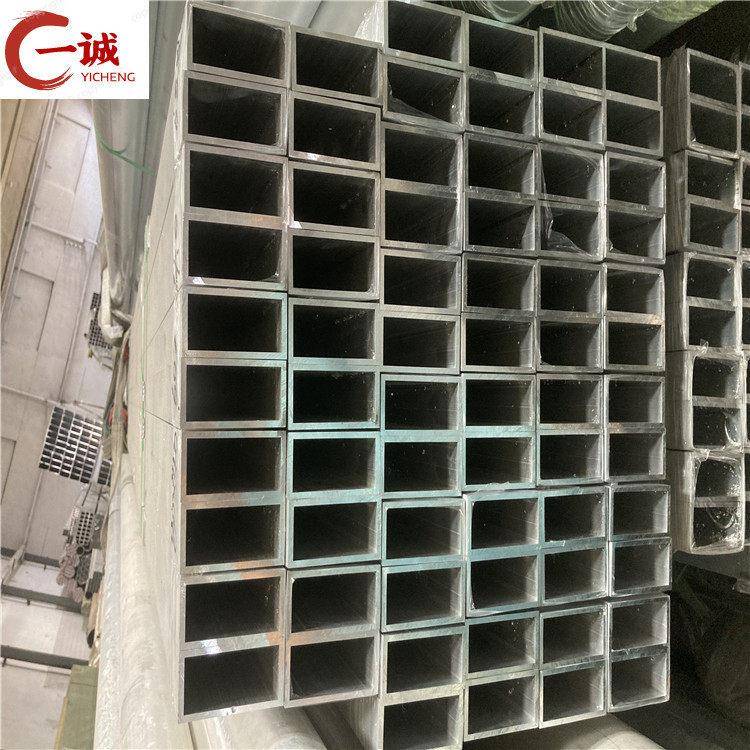 供应7005普通挤压铝圆管容器材料用铝方管、铝矩形管现货