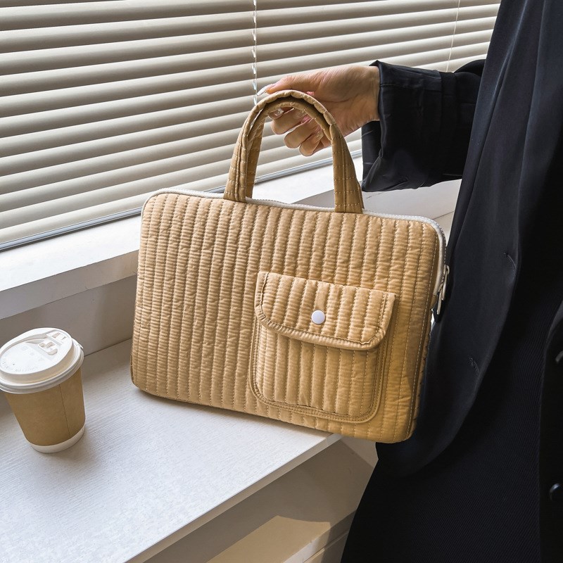 韩版手提电脑包内胆收纳包15寸/15.6寸纯色笔记本电脑包