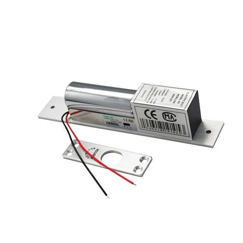 磁力锁门禁机插销锁两线低温延时电插锁反馈信号玻璃门锁厂家