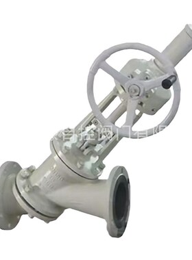 手动Y型料浆阀 JS545Y-16C电动伞齿轮放料阀氧化铝专用阀矿浆高温