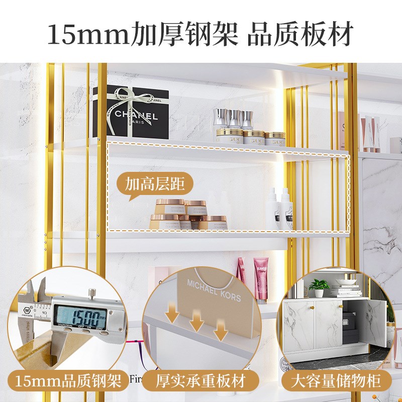 多层收纳置物架落地现代简约靠墙储物架家用客厅隔断收纳陈列架子