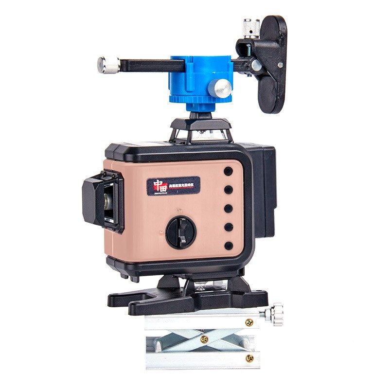 【中田】厂家直销水平仪8线12线绿光高精度激光投线仪3D贴墙仪